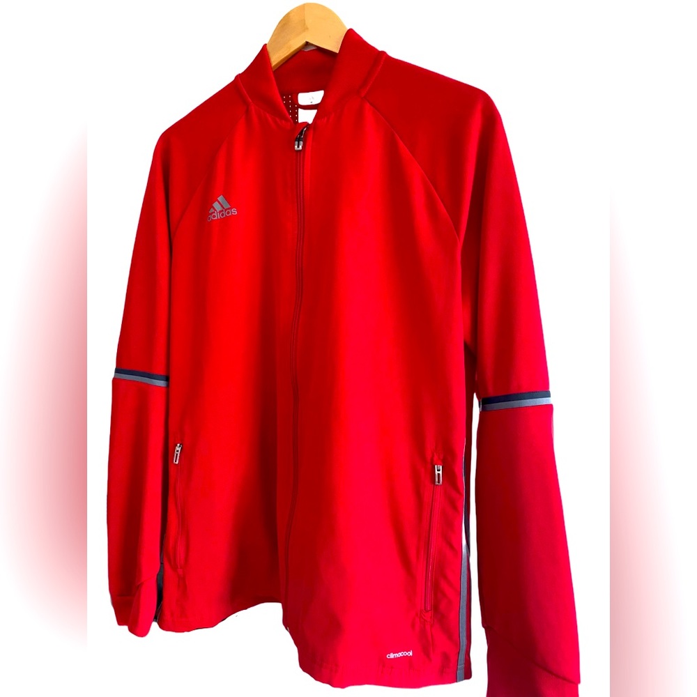 Adidas Condivo 16 Training Jacket Youth, Red/Black/Silverlight - Soccer